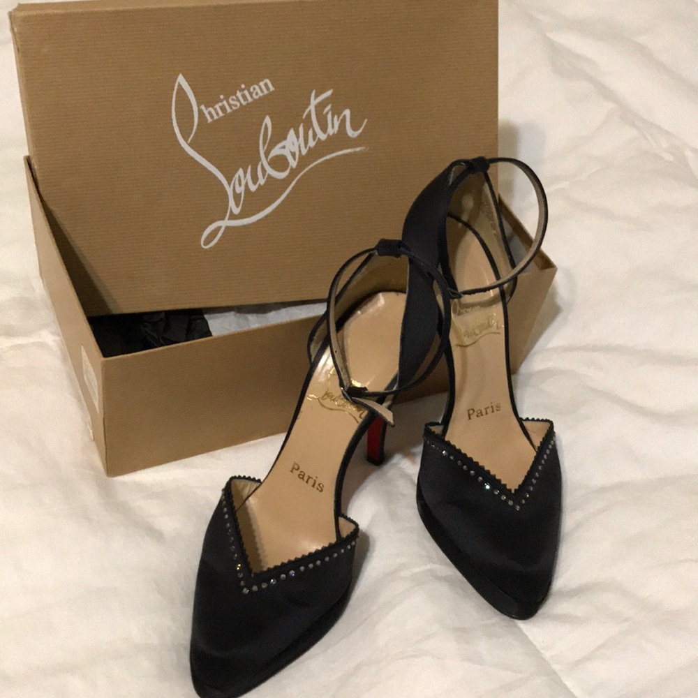 Christian Louboutin black heels. Worn twice.